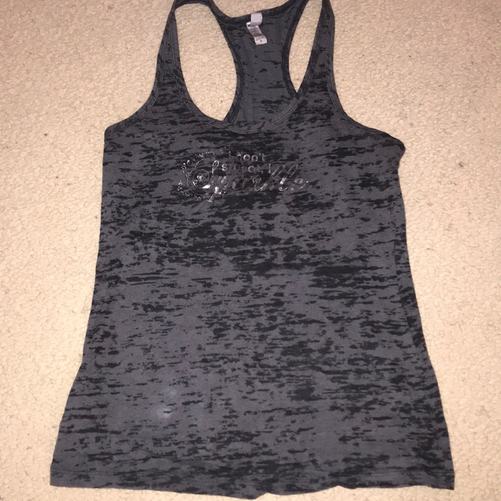 Next Level Apparel “i don’t sweat i sparkle” tank